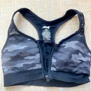 Womens zip up bra
